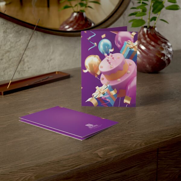 3D Art Balloons, Cake, Gifts Happy Birthday Greeting Cards - Image 12