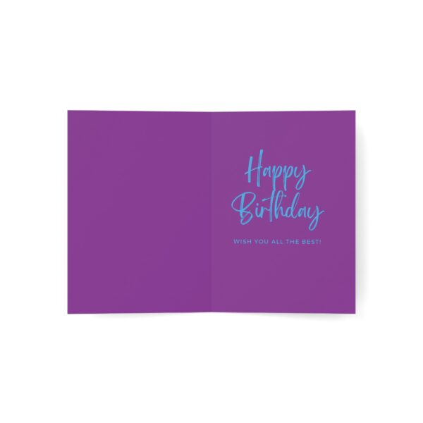 3D Art Balloons, Cake, Gifts Happy Birthday Greeting Cards - Image 3